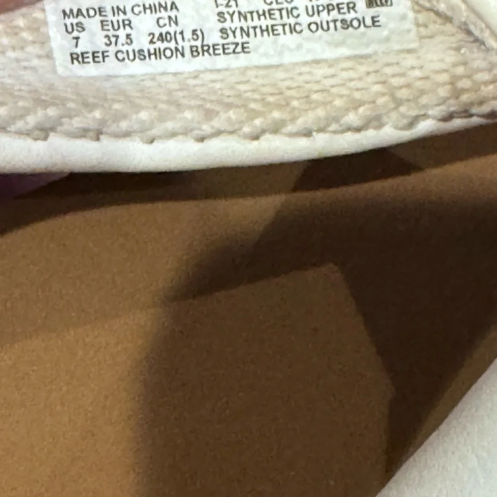 Reef Women's White and Tan Sandals - Picture 2 of 3